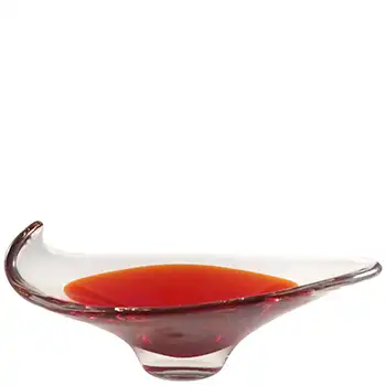 Whitefriars #9413 Ruby Red Cased Glass Bowl by Geoffrey Baxter (image for) Whitefriars #9413 Ruby Red Cased Glass Bowl by Geoffrey Baxter