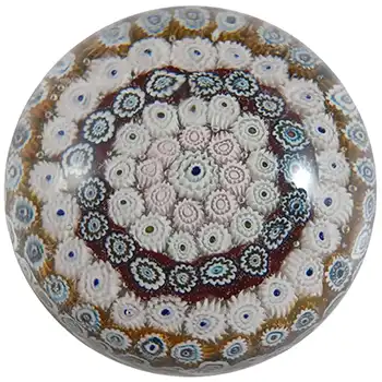 (image for) Barovier & Toso Murano Millefiori Glass Vintage Paperweight