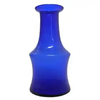 Alsterfors #AV281/17 Scandinavian / Swedish Blue Glass Vase