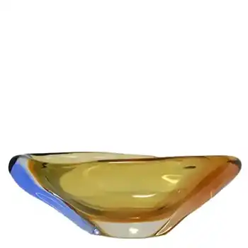 Bohemian Mstisov Glass Romana Bowl by Hana Machovská
