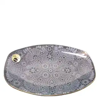 Chance Bros White Glass Filigree/Lace Plate/Dish 1971
