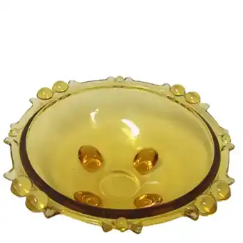Sowerby #2644 Art Deco 1930's Amber Glass Bowl/Dish
