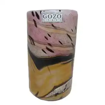 Gozo Maltese Glass 'Seashell' Vase - Signed + Labelled