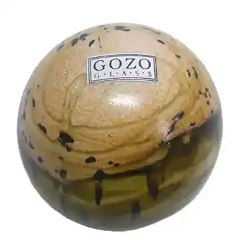 Gozo Glass 'Seashell' Paperweight - Signed + Labelled