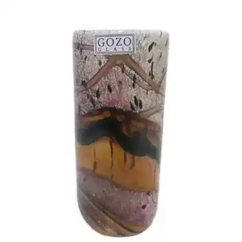 Gozo Maltese Glass 'Seashell' Vase - Signed + Labelled