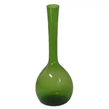 Elme Swedish / Scandinavian Green Uncased Glass 8" Vase