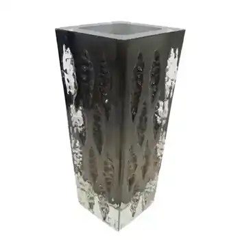 Ingrid/Ingridglas 1970's Smoke Glass Vase 3078 - Signed