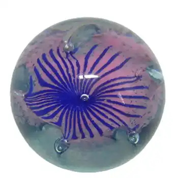 Caithness Glass "Petunias" Paperweight/Paper Weight