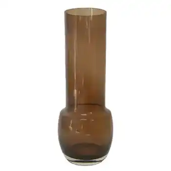 Riihimaki #1483 Riihimaen Lasi Oy Brown Glass Vase