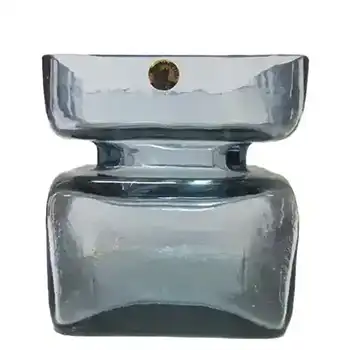 Riihimaki 'Pala' Riihimaen Helena Tynell Blue Glass Vase