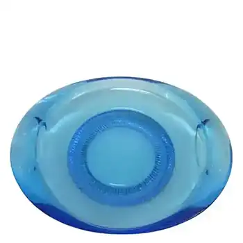 Sklo Union Rudolfova Hut Blue Glass Bowl - Adolf Matura