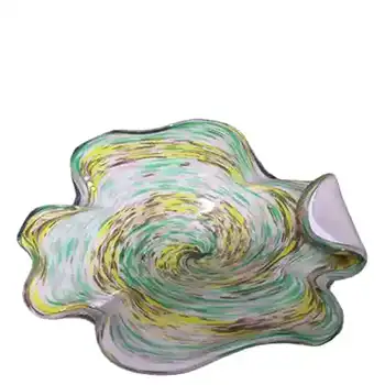 Fratelli Toso Murano Aventurine Art Glass Dish/Bowl