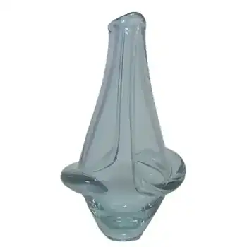 Zelezny Brod Neodymium Czech Glass Vase by Frantisek Zemek