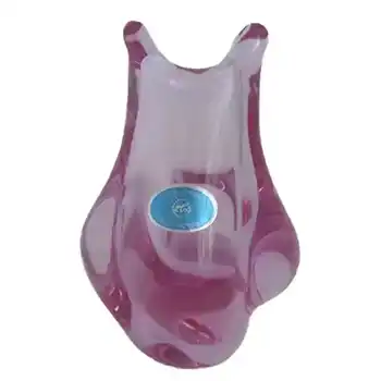 Zelezny Brod Sklo Neodymium / Alexandrite Czech Glass Vase