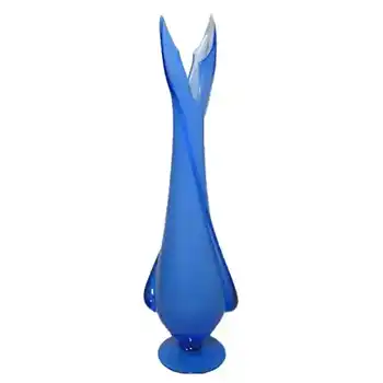 Cristalleria Fratelli Betti/Alrose Italian Empoli Glass Vase