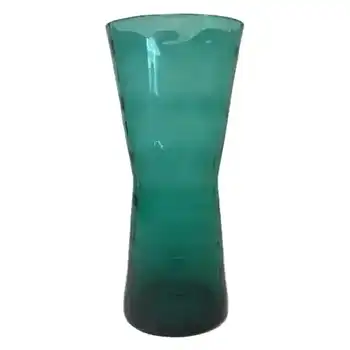 Alsterfors #AV422 Swedish / Scandinavian Green Glass Vase