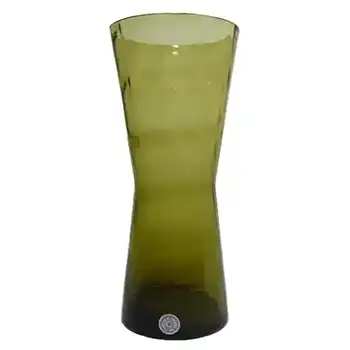 Alsterfors #AV422 Swedish / Scandinavian Green Glass Vase