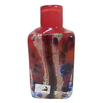 Altier Beránek #9401/12 Czech Red Glass Vase, Signed & Labelled