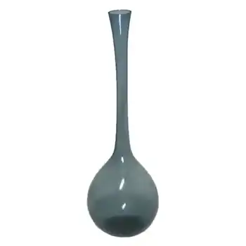 Gullaskruf Swedish Blue Glass 12.5" Vase - Arthur Percy 1952