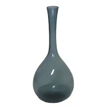 Gullaskruf Swedish Blue Glass 7.25" Vase - Arthur Percy 1952