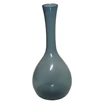 Gullaskruf Swedish Blue Glass 5.75" Vase - Arthur Percy 1952