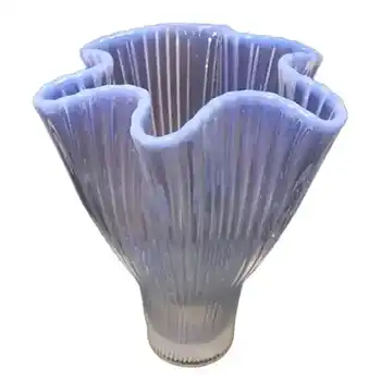 Gullaskruf Opalescent Glass 'Reffla' Vase by Arthur Percy