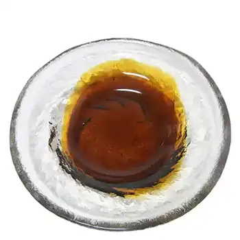 Humppila Amber Glass Bowl by Pertti Santalahti - Signed