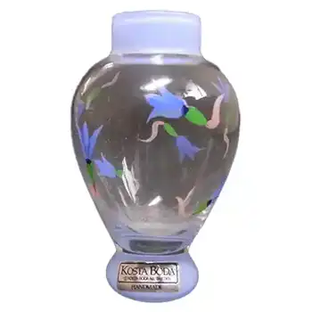 Kosta Boda Glass Vase - Labelled, Signed Ulrica Vallien