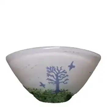 Kosta Boda Glass 'October' Bowl - Signed Kjell Engman