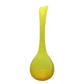 Lindshammar/Gunnar Ander 50's Swedish Yellow Glass Vase