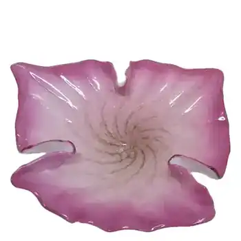 Vetro Artistico Veneziano Murano Glass Aventurine Bowl