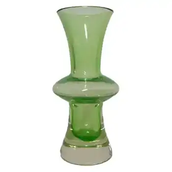 Sea Glasbruk/Kosta 1970's Swedish Green Glass Vase
