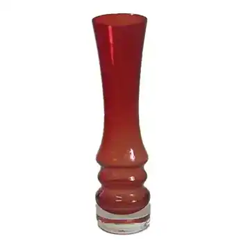 Sea Glasbruk/Kosta 1970's Swedish Red Glass Vase