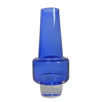 Sea Glasbruk/Kosta 1970's Swedish Blue Glass Vase