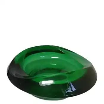 Sklo Union Rosice Green Glass Bowl - Rudolf Jurnikl