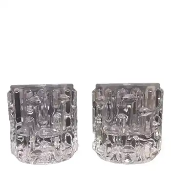 Sklo Union Rudolfova Glass Candlesticks Vladislav Urban