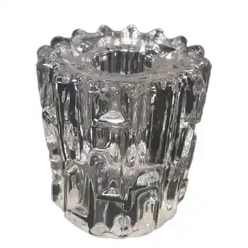 Sklo Union Rudolfova Glass Candlestick Frantisek Vizner