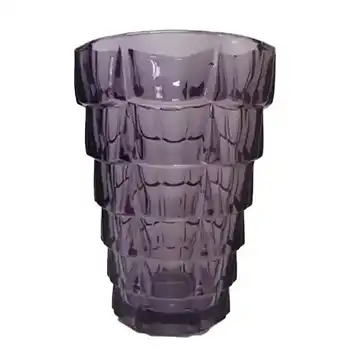 VLG Lausitzer German Purple Glass 'Gent' Vase #51983