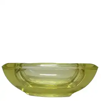 Sklo Union Rosice Yellow Glass Bowl - Václav Hanuš 5116