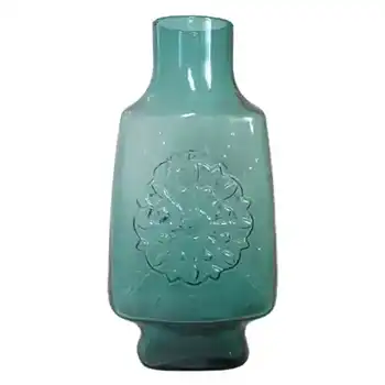 Stelvia Italian 'Opalina Fiorentina' Blue Glass Vase