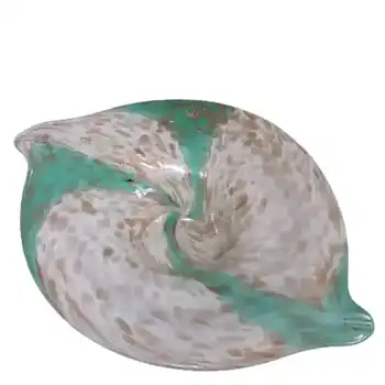 Fratelli Toso Murano Copper Aventurine Glass Dish/Bowl