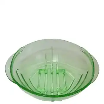 Stölzle Czech Art Deco 1930's Uranium Green Glass Bowl