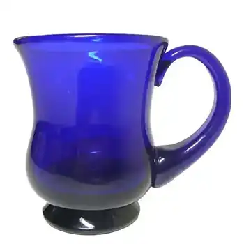 Thomas Webb Stourbridge Bristol Blue Glass Tankard - Acid Stamp