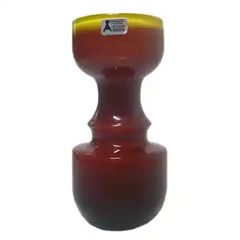 Aseda Swedish Amber Glass Vase by Bo Borgstrom #B15/58