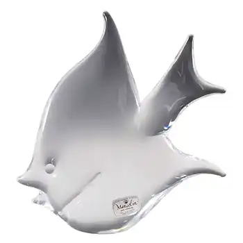 Marcolin / FM Konstglas Glass Fish - Signed + Labelled