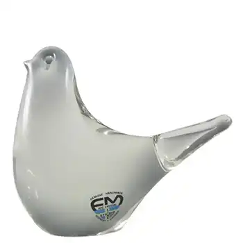 FM Konstglas/Marcolin Swedish Glass Bird - Labelled