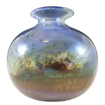 Isle of Wight Studio/Michael Harris Aurene Glass Globe Vase