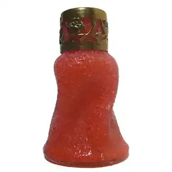 Kralik Art Nouveau Red Frit Glass 'Overshot'' Vase