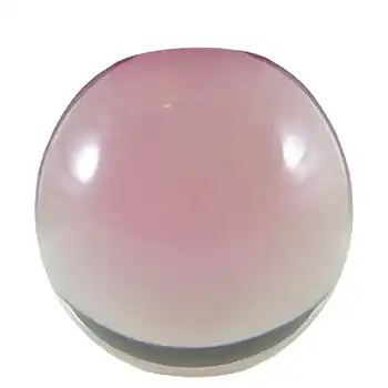 Murano/Venetian Pink + White Cased Glass Globe Vase