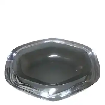 Strömberg #H99 Swedish Smoky Cased Glass Ashtray Bowl - Signed